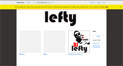 Desktop Screenshot of djlefty.bandcamp.com