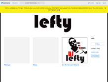 Tablet Screenshot of djlefty.bandcamp.com
