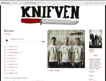 Tablet Screenshot of knifven.bandcamp.com