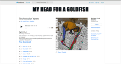 Desktop Screenshot of myheadforagoldfish.bandcamp.com