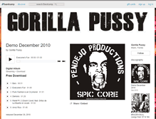 Tablet Screenshot of gorillaxpussy.bandcamp.com