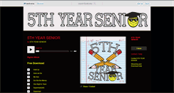 Desktop Screenshot of 5thyearsenior.bandcamp.com