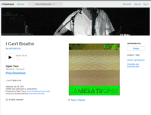 Tablet Screenshot of jamesatronic.bandcamp.com