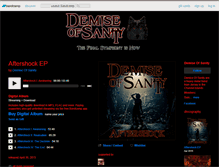 Tablet Screenshot of demiseofsanity.bandcamp.com