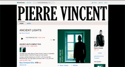 Desktop Screenshot of pierre-vincent.bandcamp.com