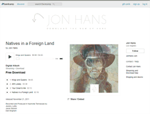 Tablet Screenshot of jonhans.bandcamp.com