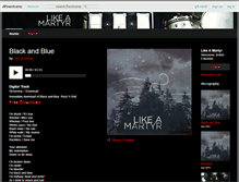 Tablet Screenshot of likeamartyr.bandcamp.com