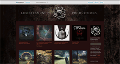 Desktop Screenshot of luxinframundisproductions.bandcamp.com