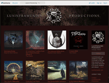 Tablet Screenshot of luxinframundisproductions.bandcamp.com