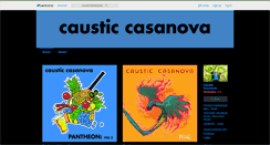 Desktop Screenshot of causticcasanova.bandcamp.com