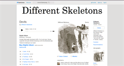 Desktop Screenshot of differentskeletons.bandcamp.com