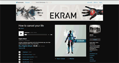 Desktop Screenshot of ekram.bandcamp.com
