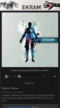Mobile Screenshot of ekram.bandcamp.com