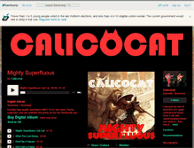 Tablet Screenshot of calicocat.bandcamp.com
