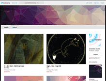 Tablet Screenshot of gradientaudio.bandcamp.com