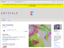 Tablet Screenshot of krystale.bandcamp.com