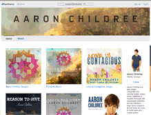 Tablet Screenshot of aaronchildree.bandcamp.com