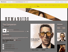 Tablet Screenshot of humanoids.bandcamp.com