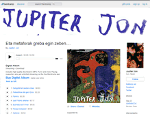 Tablet Screenshot of jupiterjon.bandcamp.com