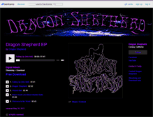 Tablet Screenshot of dragonshepherd.bandcamp.com