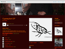 Tablet Screenshot of cicadah.bandcamp.com