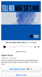Mobile Screenshot of girlsinger.bandcamp.com