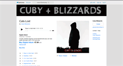 Desktop Screenshot of cubyblizzards.bandcamp.com