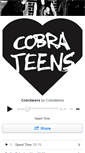 Mobile Screenshot of cobrateens.bandcamp.com