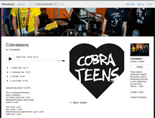 Tablet Screenshot of cobrateens.bandcamp.com