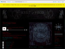 Tablet Screenshot of kvltofhiob.bandcamp.com