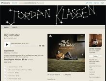 Tablet Screenshot of jordanklassen.bandcamp.com