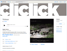 Tablet Screenshot of cliclick.bandcamp.com