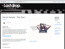 Tablet Screenshot of lastdropmastering.bandcamp.com