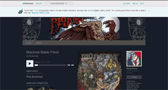 Desktop Screenshot of blooddrunk.bandcamp.com