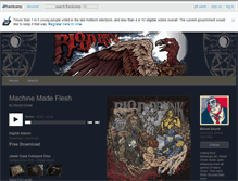 Tablet Screenshot of blooddrunk.bandcamp.com