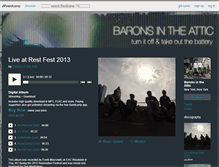 Tablet Screenshot of baronsintheattic.bandcamp.com