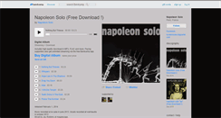 Desktop Screenshot of napoleonsolo.bandcamp.com