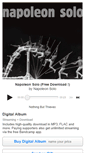Mobile Screenshot of napoleonsolo.bandcamp.com