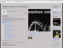 Tablet Screenshot of napoleonsolo.bandcamp.com