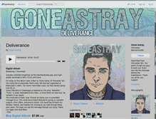 Tablet Screenshot of goneastray.bandcamp.com
