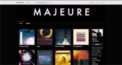 Desktop Screenshot of majeure.bandcamp.com