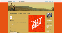 Desktop Screenshot of lostintheorchestra.bandcamp.com