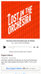 Mobile Screenshot of lostintheorchestra.bandcamp.com