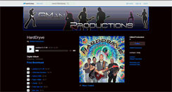 Desktop Screenshot of gmanproductions.bandcamp.com