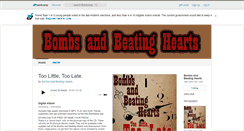 Desktop Screenshot of bombsandbeatinghearts.bandcamp.com