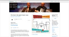 Desktop Screenshot of debeerdiegeenbeerwas.bandcamp.com
