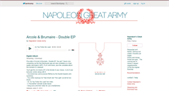 Desktop Screenshot of napgreatarmy.bandcamp.com