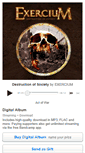 Mobile Screenshot of exercium.bandcamp.com