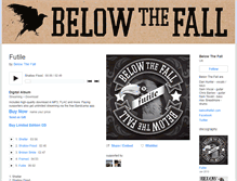 Tablet Screenshot of belowthefall.bandcamp.com