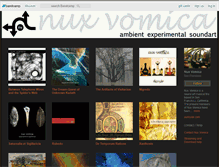 Tablet Screenshot of nuxvomica.bandcamp.com